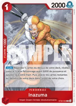 Inazuma ST30-002 Luffy et Ace