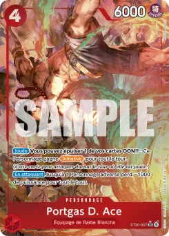 Portgas D. Ace ST30-007 P1 Luffy et Ace
