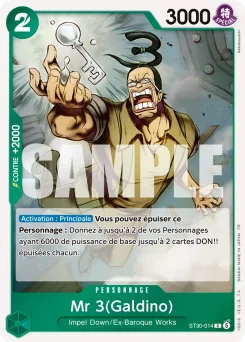 Mr 3(Galdino) ST30-014 Luffy et Ace