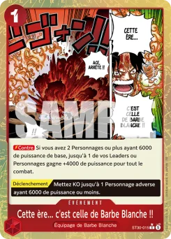 Cette ère... c'est celle de Barbe Blanche !! ST30-015 P1 Luffy et Ace