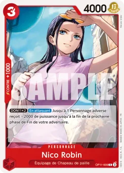 Nico Robin OP11-009 R1 Rouge Monkey D. Luffy