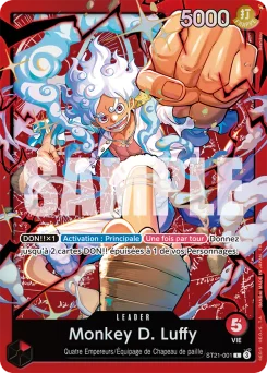 Monkey D. Luffy ST21-001 R1 Rouge Monkey D. Luffy