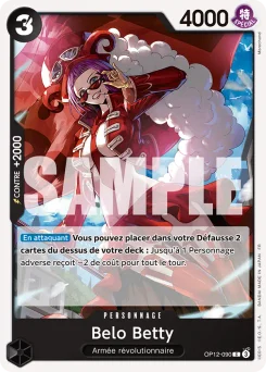 Belo Betty OP12-090 R1 Rouge/Noir Sabo